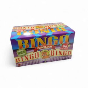 BINGO FAMILIAR C/96 CARTONES Y FICHAS DE MADERA