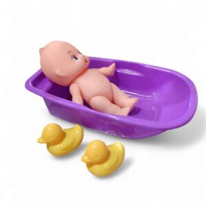 BEBE CON BAÑERA Y ACCESORIOS E/BOLSA