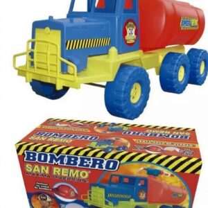 CAMION CON LANZA AGUA BOMBEROS SUPER GRANDE