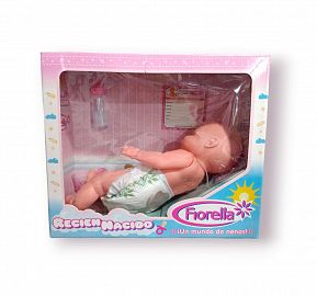BEBE CON MAMADERA EN CAJA