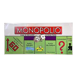 JUEGO MESA MONOPOLIO E/CAJA GRANDE