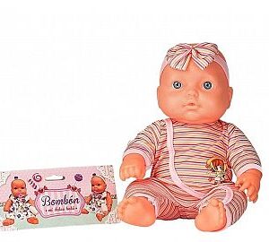 BEBE PLASTICO BOMBON CON ROPITA
