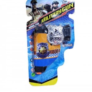 PISTOLA POLICIA CON ESTUCHE EN BLISTER