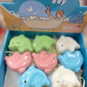 BOMBAS DE BAÑO EFERVESCENTE FORMA DELFIN