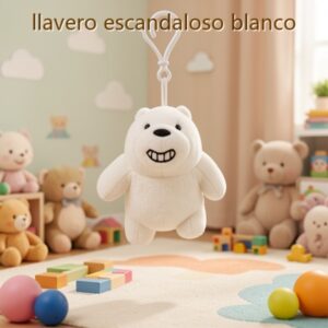 llavero escandaloso blanco