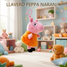 LLAVERO PEPPA NARANJA