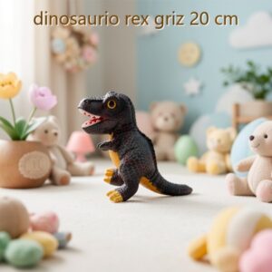 dinosaurio rex griz 20 cm