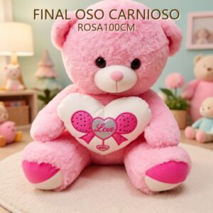 FINAL OSO CARNIOSO ROSA100CM