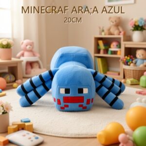 MINECRAF ARA;A AZUL 20CM