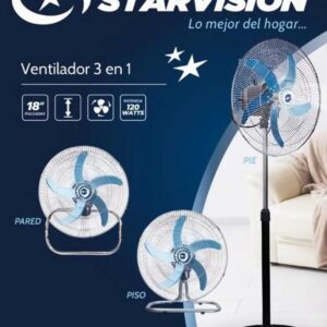 VENTILADOR STARVISION 18" PULGADAS 3 EN 1
