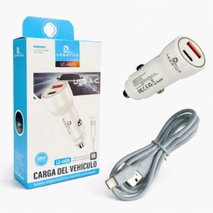 CARGADOR DE AUTO LEGATUS TIPO C