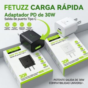 ADAPTADOR FETUZZ 30W TIPO C