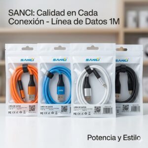 CABLE TIPO C SANCI 4.8A REFORZADO