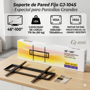SOPORTE TV FIJO 46-100 PULGADAS