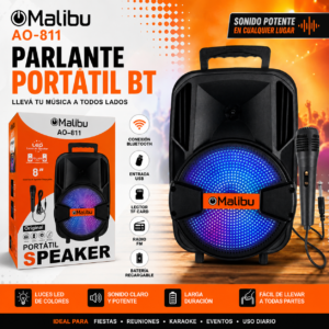 PARLANTE MALIBU 8" AO-812