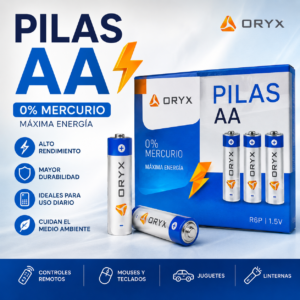 PILAS ORYX AA (CAJA 60UNI)
