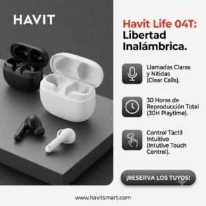 AURICULAR HAVIT BT LIFE 04T