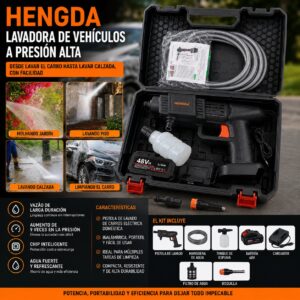 HIDROLAVADORA PORTÁTIL HENGDA