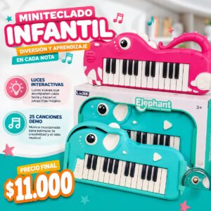TECLADO DINOSAUR INFALTIL