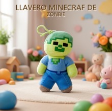 LLAVERO MINECRAF DE ZONBIE