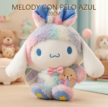 MELODY CON PELO AZUL 20CM