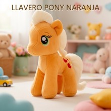LLAVERO PONY NARANJA