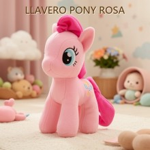 LLAVERO PONY ROSA