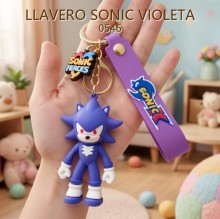 LLAVERO SONIC VIOLETA 0546
