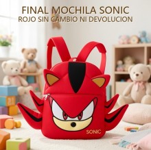 FINAL MOCHILA SONIC ROJO SIN CAMBIO NI DEVOLUCION