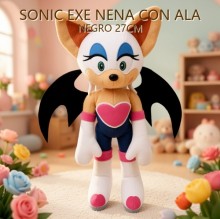 SONIC EXE NENA CON ALA NEGRO 27CM