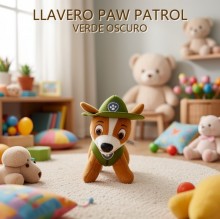 LLAVERO PAW PATROL VERDE OSCURO