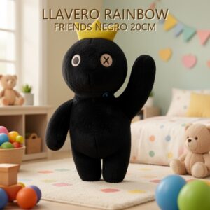 LLAVERO RAINBOW FRIENDS NEGRO 20CM