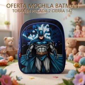 MOCHILA BATMAN TORAX 14 PILCADA 2 CIERRA 142