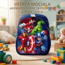 MOCHILA AVENGERS TORAX 16 PILCADA 3 CIERRA 1625-3