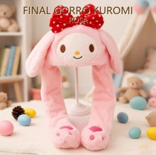 GORRO KUROMI ROSA