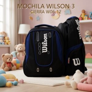 MOCHILA WILSON 3 CIERRA W06-12