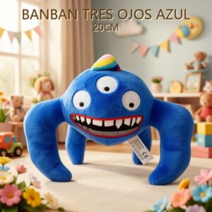 BANBAN TRES OJOS AZUL 20CM