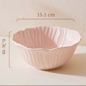 BOWL CERAMICA 6" FORMA FLOR