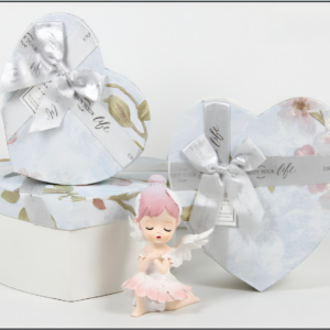 SET DE CAJA REGALO X 3 FORMA CORAZON