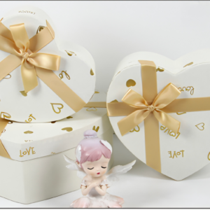 SET DE CAJA REGALO X 3 FORMA CORAZON