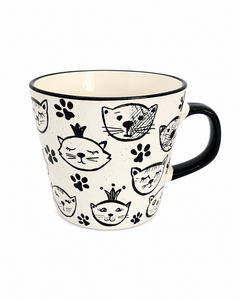 TAZA CON DISENO GATITO