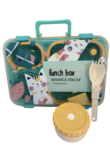 TUPPER PLASTICA RECTANGULAR C/SALSERO DELICIOUS LUNCH