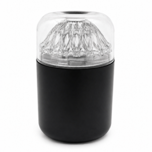 HUMIFICADOR ESFERA CRISTAL BASE NEGRO