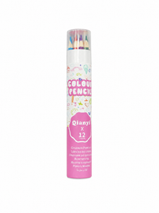 LAPICES DE 12 COLORES EN TUBO