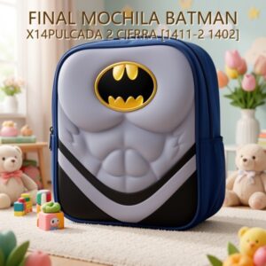MOCHILA BATMAN X14PULCADA 2 CIERRA [1411-2 1402]