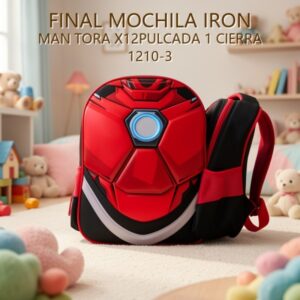 MOCHILA IRON MAN TORA X12PULCADA 1 CIERRA 1210-3