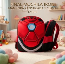 MOCHILA IRON MAN TORA X12PULCADA 1 CIERRA 1210-3