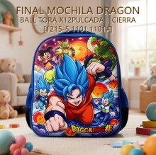 MOCHILA DRAGON BALL TORA X12PULCADA 1 CIERRA [1215-5 1101 1101#]