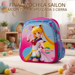 MOCHILA SAILON MOON TORA X16PULCADA 3 CIERRA
