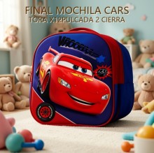 MOCHILA CARS TORA X12PULCADA 2 CIERRA